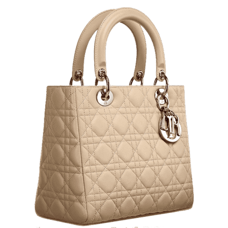 Medium Lady Dior Soft Leather Bag