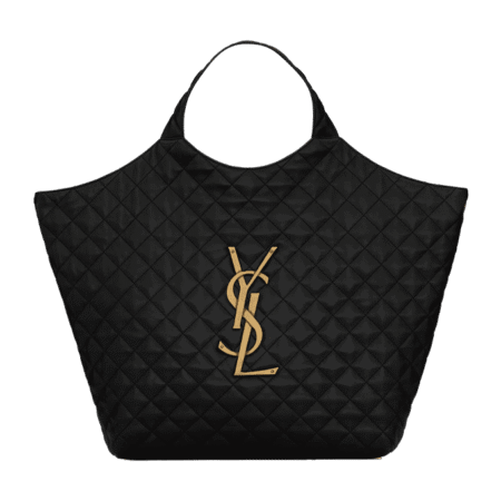 YSL Icare Maxi Quilted Tote Bag – Luxury Quilted Tote, YSL Oversized Bag,
